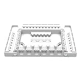 WAGO Verbindungsdose für Mantelleitungen Heizkreisverteiler Abzweig Serie 221 max. 4mm²-Klemmen ohne Verbindungsklemmen (1 Stück), Weiß